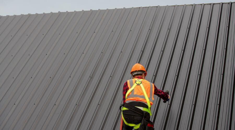 Professional metal roof installation services in Axtell, KS